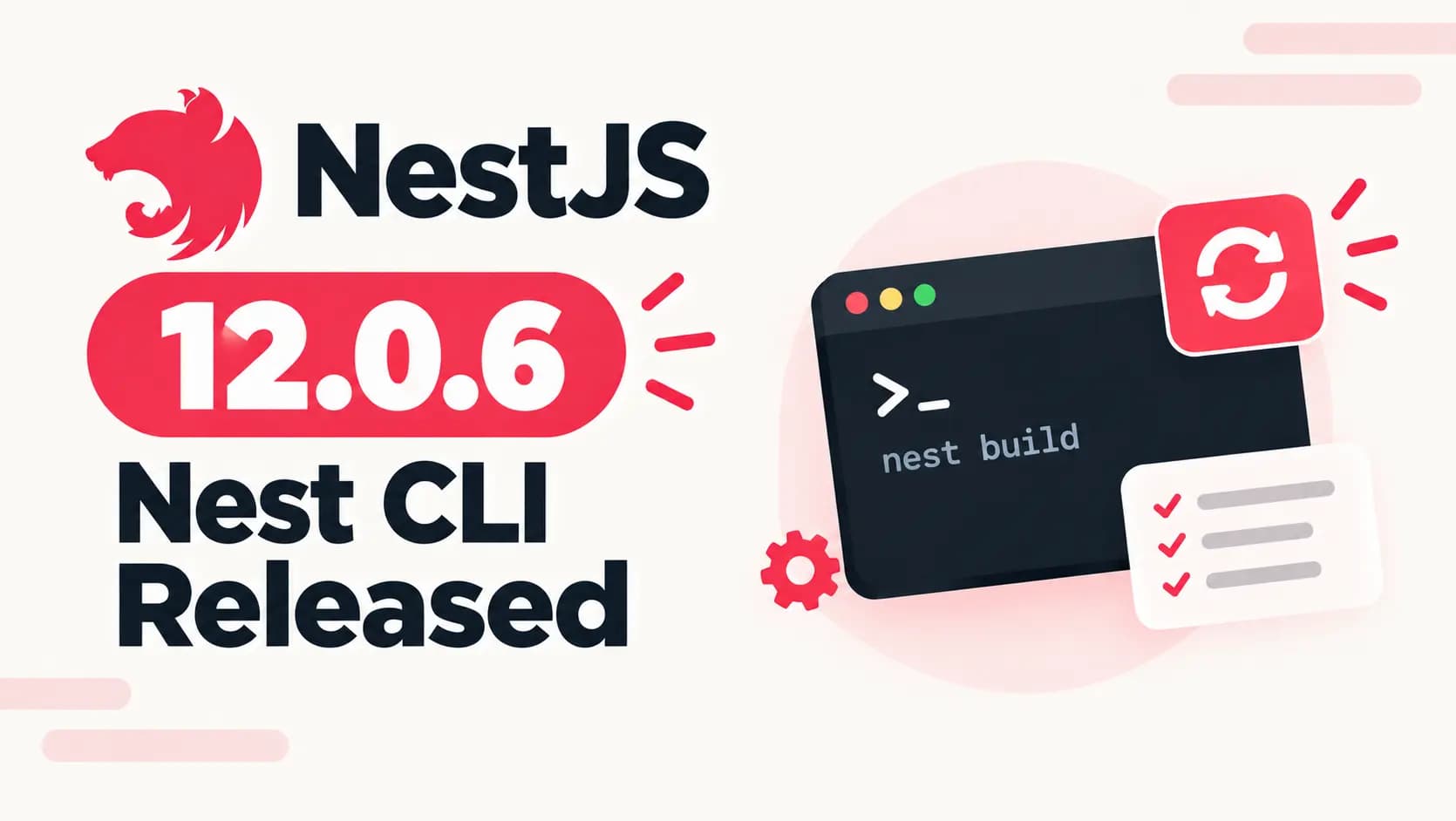 انتشار نسخه Nest CLI 12.0.6 نوشته شده توسط ستایش میرجلیلی