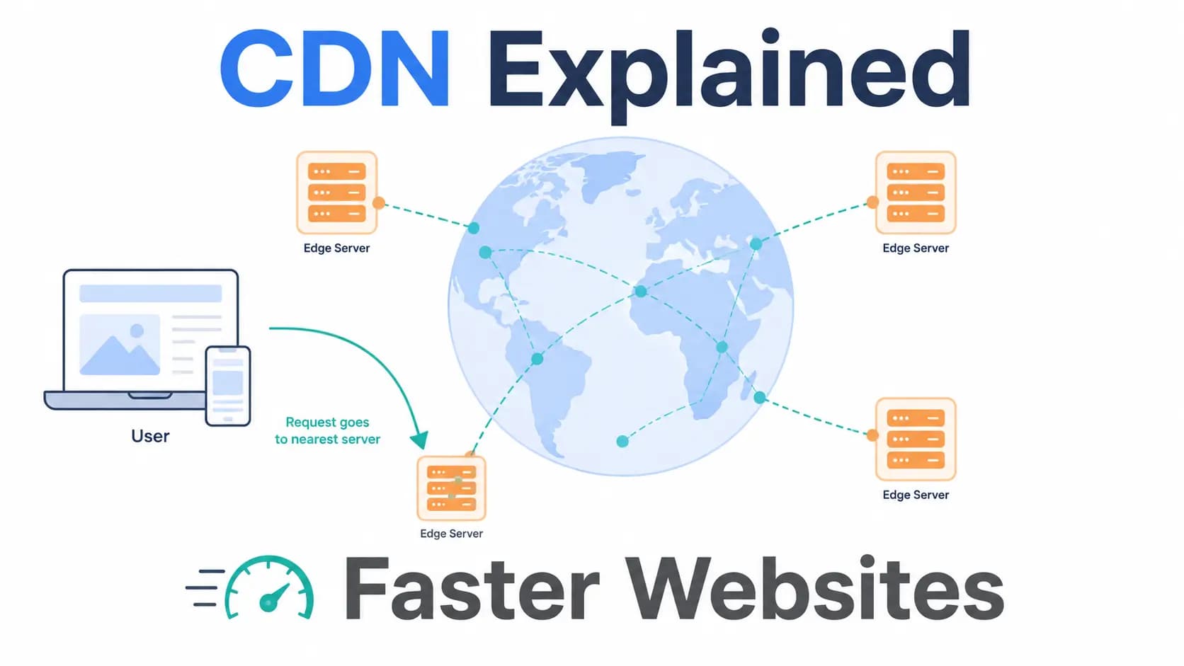 شبکه توزیع محتوا (CDN) چیست؟ میتونم سرعت سایتم رو افزایش بدم؟ نوشته شده توسط عرفان دهقانی