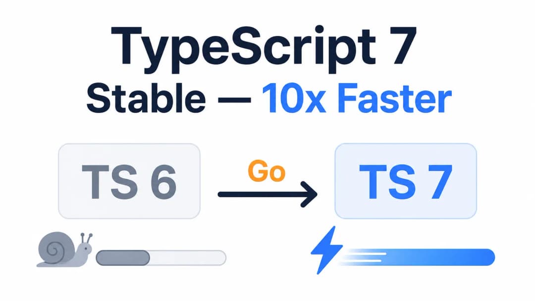 TypeScript 7 Stable منتشر شد و حدودا ۱۰ برابر سریع تره | عکس